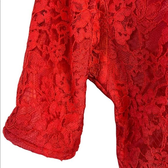 Vintage Jeanne D'Arc Lace Sheath Dress - Picture 7 of 11